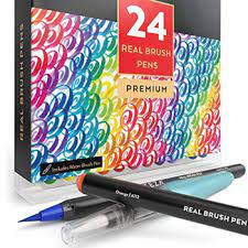 Qoo10 Arteza Real Brush Pens 24