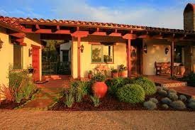 Mexican haciendas combine design elements from native and colonial traditions. Eco Friendly Landscape Design By Lisa Cox For Hacienda Style Home Eye Of The Day Garden Design Center