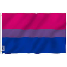 Anley Fly Breeze 3x5 Foot Bi Pride Flag Vivid Color And Uv Fade Resistant Canvas Header And Double Stitched Bisexual Flags Polyester With Brass