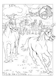 Wij hebben zelfs een hobbelpaard kleurplaat. Paarden Buiten Penny Het Striptijdschrift Voor De Echte Paardengek