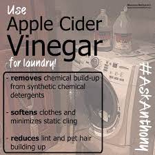 apple cider vinegar for laundry the