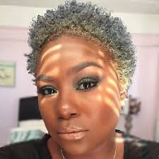 Grow out your twa just a bit before you get. Hi Imcurrentlyobsessed Natural Gray Hair Short Natural Hair Styles Short Hair Styles