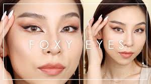 trendy foxy eye makeup