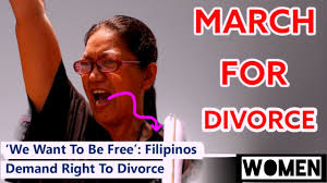 Filipino woman march for DIVORCE |We want to be free #filipino #philippine  #news - YouTube