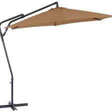 Taupe Offset Tilting Patio Umbrella
