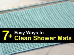 7 easy ways to clean shower mats