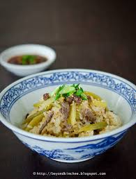 radish beef rice bowl rice cooker