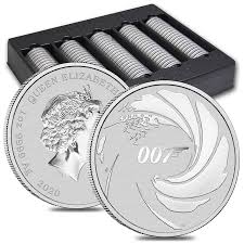 There are several varieties of american silver eagle coins besides its brilliant uncirculated bullion version, which is minted in unlimited quantities from the best silver today to meet investor demand. Lot Of 100 2020 1 Oz Tuvalu James Bond 007 Silver Coin 9999 Fine Silver Bu In Ebay