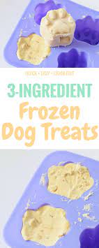 diy frosty paws dog treats