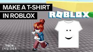 how to make a shirt in roblox you