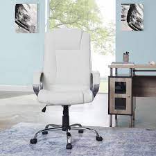 faux leather office chair