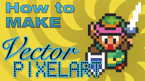 how to make vector pixelart you