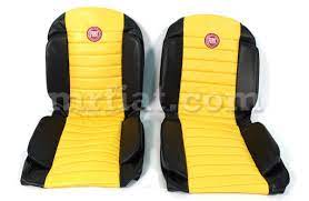 Fiat 500 Anatomical Yellow Seat Covers