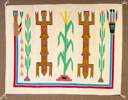 navajo weaving vine yei c007848