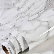 Buy Marble Self Adhesive Paper White