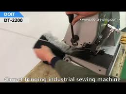 carpet fringing industrial machine