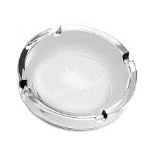 Glass Ashtray With Full Color Imprint