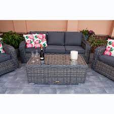 Miami 3 Seater Sofa Set Garden Furniture