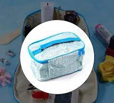 blue portable makeup bag widely used by