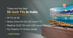 Design features the tcl smart tv is among the options for those who are a lookout for a cheap solution. 55 Inch Tv In India 7 Best 55 Inch Smart Tvs You Can Buy Right Now 91mobiles Com