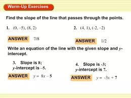 Ppt Warm Up Exercises Powerpoint