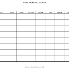 Empty Table Graph Printable Menu And Chart For Empty Table