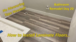 lighting and laminate flooring install