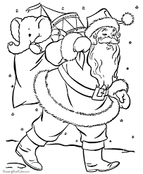 Free christmas coloring pages for children to print and colour this holiday. Santa Claus Coloring Pages Bag Of Toys Santa Coloring Pages Free Christmas Coloring Pages Printable Christmas Coloring Pages