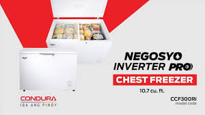 negosyo chest freezer inverter pro