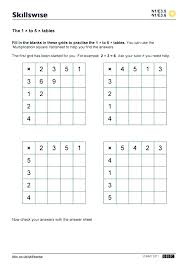 6 7 8 9 Multiplication Worksheets Times Table Worksheet