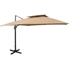 Cantilever Umbrella With Double Top