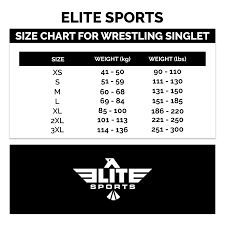 New Item Elite Sports Standard Wrestling Singlet