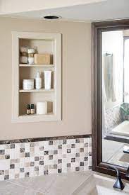 How To Build Recessed Bathroom Shelves
