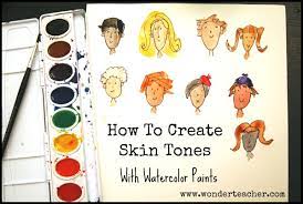 how to create skin tones with