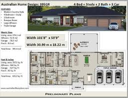 Country Ranch House Plans 4 Bed Study