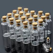 Small Glass Bottles With Cork Stopper