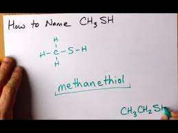 how to name ch3sh methanethiol you
