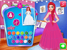 princess wedding dress design game