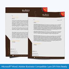 Simple Initiative Letterhead Template Design For Microsoft