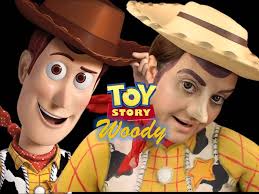 makeup of woody is toy story