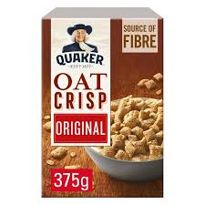 Quaker instant oatmeal nutrition label published on: Quaker Oat Crisp Original Cereal 375g Sainsbury S