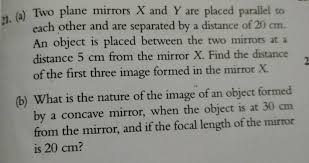 21 a two plane mirrors x and y are
