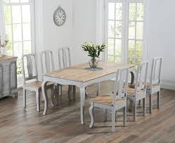 Add depth and warm to your dining space by choosing a darker accent grey. Sienna Grey Painted Dining Room Pair Of Chairs Oak Furniture House