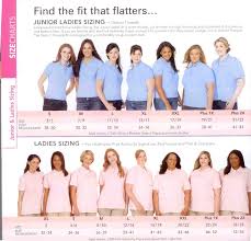 Archive New Real Figured Women Size Chart Indoff