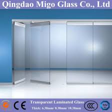 8 38mm Clear Laminated Glass Door Cut