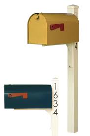 mid century modern curbside mailboxes