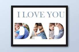 customized i love you dad frame at rs