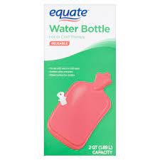 equate reusable hot or cold therapy water bottle 2 qt