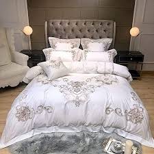 white bedding set