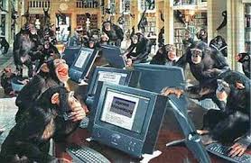 Image result for pics of monkeys on computers